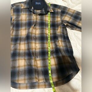 Plaid Button-Up Shirt